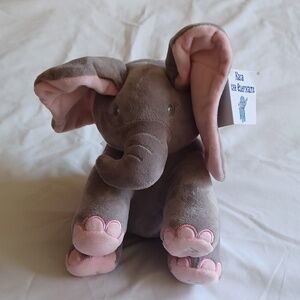 DIMPLE Kaia the Elephant Interactive Plush Singing Talking Peek-a-Boo Moving Ear
